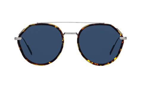 dior 0219s 3ma 53 a9 havana ruthenium|Dior DIOR 0219S 3MA/A9 Sunglasses in Silver.